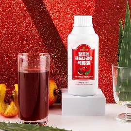 Nước Nha Đam Sâm Lựu Đỏ Hữu Cơ Chai 500ml