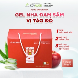 Nước Nha Đam sâm Táo Hữu Cơ set 30 gói